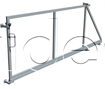 Samonosná brána bez stĺpikov 3000x1000mm vrátane príslušenstva na montáž