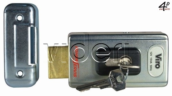 AELOR horizontálny elektrozámok 12V vr. príslušenstva 12/24V