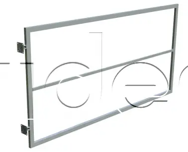 Jednokrídlová brána bez stĺpikov 4500mm x 1250mm