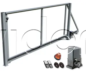 Samonosná brána so stĺpikmi a základňou 3500 x 2000mm vr. automatizácie a príslušenstva na montáž