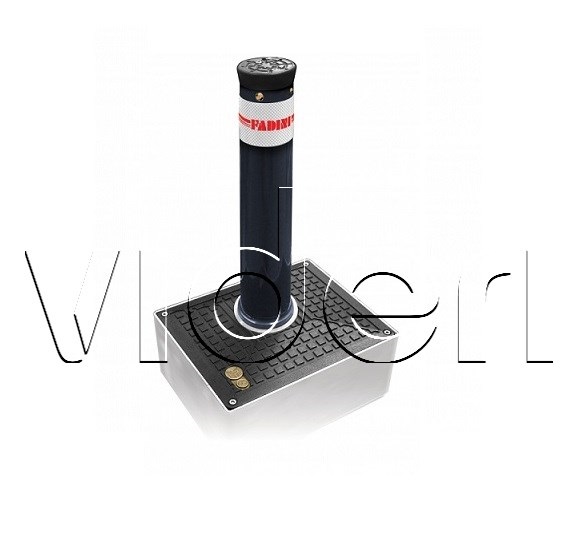 FADINI CORAL 1050 Elektro-hydraulický výsuvný stĺp, priemer 100mm, výsuv 500mm, hmotnosť 86kg, LED