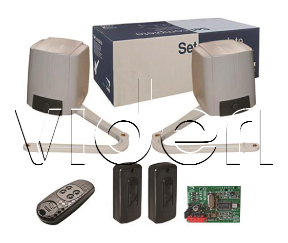 CAME - sada ramenných pohonov pre dvojkrídlovú bránu do 400kg/4,6m