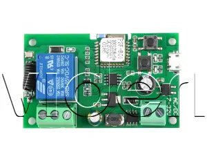 SM1 - WIFI ovládanie mobilným telefónom, univerzálny prijímač 7-32V AC/DC