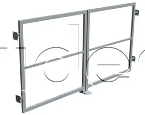 Dvojkrídlová brána bez stĺpikov 4000mm x 1250mm
