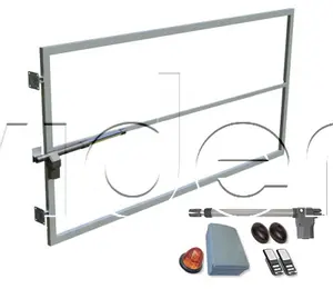Jednokrídlová brána bez stĺpikov 2500mm x 1500mm, vr. automatizácie a príslušenstva na montáž