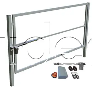 Jednokrídlová brána so stĺpikmi 3000mm x 1250mm, vr. automatizácie a príslušenstva na montáž
