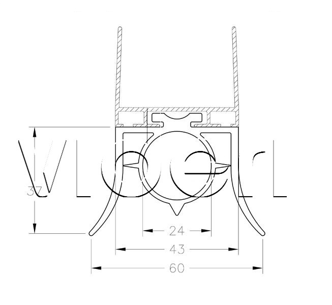 Guma pre garážovú bránu