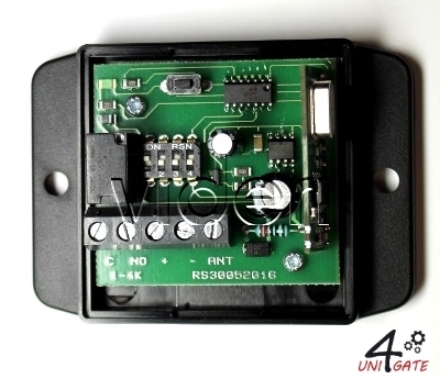 RX KPA Prijímač 1-kanálový, 433 MHz, univerzálny - externý, 12/24V,